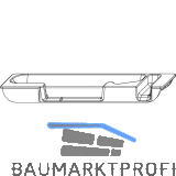 MACO Kippschlie�teil senkrecht, Falzluft 4 mm, Versatz 13 mm, links (358994)