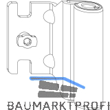MACO Bandwinkel AS/PVC 12/18- 9 mm, 120 kg, silber (54706)