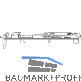 MACO MM Kantriegel unten rechts MM-KS, f�r Beschlagsnut, silber (214445)