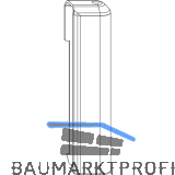 MACO Abdeckung Falzecklagerband AS/DTuni mit �V, perlhellgrau RAL9022, rechts