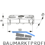 MACO Schlie�teil iS PVC 12/20-13, ALUPLAST/DIMEX/SCH�CO, silber (96674)