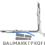 MACO MT Ecklagerband f�r Rundbogen TV, rechts, Versatz 13 mm, 60 kg (55353)