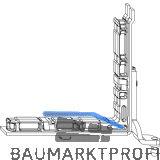 MACO Falzecklagerband TV, Versatz 13 mm, links, 100 kg (58132)
