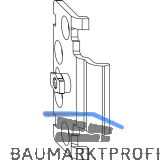 MACO Scherenlager TV f�r Rundbogen, Versatz 13 mm, 60 kg (55354)