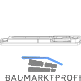 MACO Schlie�teil Standard f�r Kantenverschluss PVC 12/20-13, SCH�CO, silber