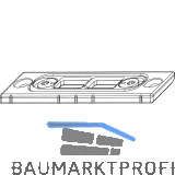 MACO Riegelschlie�teil Falzluft 12 mm glatt, Eurofalz 24 mm,13V (203329)
