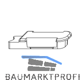 MACO Hubbegrenzung 90�, zum klipsen, PVC natur (355418)