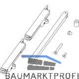HAUTAU FL190 Pfosten-/Riegel�bertragung 15- 120 mm, Alu silber eloxiert