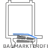 GU Thermostep 204 Abstandsprofil, L=3300 mm, Aluminium silber eloxiert