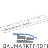 ROTO Unterlage Ecklager Designo f�r Bodenschwelle PROFINE 76/88 links silber