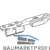 ROTO NX SH-Schlie�st�ck TiltSafe PVC 13V KBE/K�MMERLING/TROCAL silber links