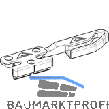 ROTO NX SH-Schlie�st�ck TiltSafe PVC 13V KBE/K�MMERLING/TROCAL silber rechts