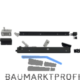 HAUTAU FL190 �ffnerschere mit Universal-Fl�gelbock, Alu schwarz RAL 9005