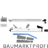 HAUTAU FL190 �ffnerschere mit Universal-Fl�gelbock, Alu wei� RAL 9016