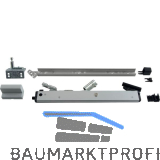 HAUTAU FL190 �ffnerschere mit Aufschraub-Fl�gelbock Euronut, Alu silber eloxiert