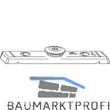 ROTO NT/NX Falzauflauf Rahmenteil Falzluft 12 mm h�henverstellbar silber