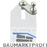 HAUTAU FL190 Winkel-Fl�gelbock f. Rund-, Flach- und Schr�gfenster, Alu wei�