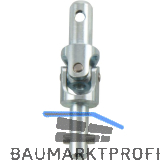 HAUTAU FL190 Kreuzgelenk 8/10, Kurbelstange/Kurbelstange, Stahl verzinkt schwarz