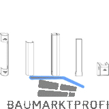 ROTO NX Abdeckkappen-Set Bandseite P PVC R03.2 Messing gl�nzend