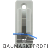 HAUTAU FL190 Kurbelstangenhalter, Kunststoff grau