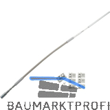 HAUTAU FL190 Flexibles Gest�nge mit Zubeh�r Rund/Flachbogen L= 700 mm grau