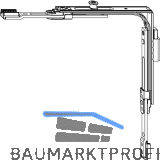 MACO MM Eckumlenkung SFG 2-flg RC2 mit Sperrschieber 1iS Tricoat-Evo (232871)