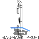 MACO Anpressverschluss verdeckt Rahmenteil Eurofalz FT24 13V Tricoat-Evo