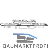 MACO Kipp- und Drehband AS/PVC/DTuni einstellbar 80 kg L=146 mm Tricoat-Evo