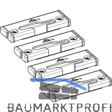 ROTO Patio Alversa Spaltl�ftungsschlie�st�ck-Set Holz Eurofalz 30 mm 13V links