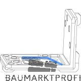 MACO MM Bohrlehre f�r Eck- und Scherenlager POWER Falztiefe 24 mm rechts