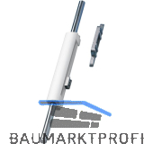 GEZE OL90N/OL95 Zusatzverriegelung, �berschlag 14-25 mm, Alu wei� RAL 9016