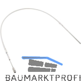 GEZE OL90N/OL95 Flexibles Gest�nge, L=1000 mm, Aluminium wei� RAL 9016