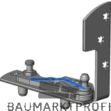 WINKHAUS Ecklager EL.H.IF-N.29-13-12.Z.8-12.RS Eurofalz 29 mm 13V silber rechts