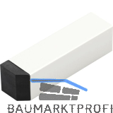 GEZE Zusatz-Endabdeckung OL 320, Aluminium wei�/Kunststoff schwarz