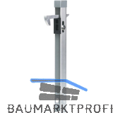 Torfeststeller ABL, U-Profil 500x40 x40 mm, Kippelement Alu, Stahl feuerverzinkt