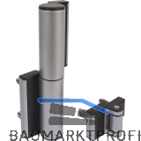 Selbstschlie�endes T�rband Tiger, Aluminium silber eloxiert