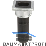 Bodenanschlag f�r Stangenriegel, 70 x 65 x 6 mm, H�he 166,5 mm