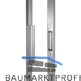 Einbau-Magnetschloss B-MAG f�r Drehtore, 250 kg Anziehkraft, Alu silber