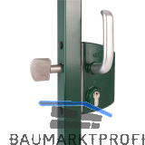 Schiebetorschloss LSKZ4040U2L, f�r 40 mm Vierkantrohr, Aluminium RAL 6005