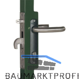 Rohrrahmenschloss H-Metall-WB f�r Einschwei�kasten, DM 35, PZ 92,eckig,Edelstahl