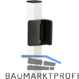 Schlie�blech/Toranschlag STKQF f�r Schwimmbadtorschloss TWIST40, RAL 9005