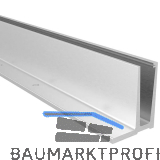 ECONOMY Bodenprofil F-Form 0006 zur aufgesetzten Montage, 5000mm,silber eloxiert