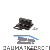 Bodenanschlag SABO aufschraubbar f�r Doppelfl�geltore, 149 x 132 mm, schwarz