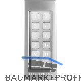 Codetastatur Slimstone 2 mit LED-Beleuchtung, 2 Relais, Aluminium silberf�rbig