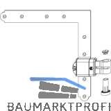 MACO RUSTICO Ladenwinkelband MMV Kr�pfung fix 2 mm Austragung 16-24 mm schwarz