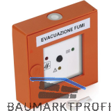 COMUNELLO RWA Feuertaster AF 220 VdS 24 V Aufputz Kunststoff orange RAL 2011