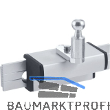 GEZE OL90N/OL95 Fl�gelbock gleitend f�r Holzfenster Euronut, Alu silber eloxiert