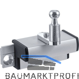 GEZE OL90N/OL95 Fl�gelbock Standard f�r Holzfenster Euronut, Alu silber eloxiert