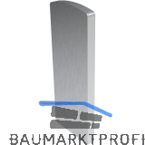 ECONOMY Endkappe f�r Bodenprofile 0004, Aluminium silber eloxiert
