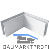 ECONOMY Innenecke f�r Bodenprofile 0004, Aluminium silber eloxiert